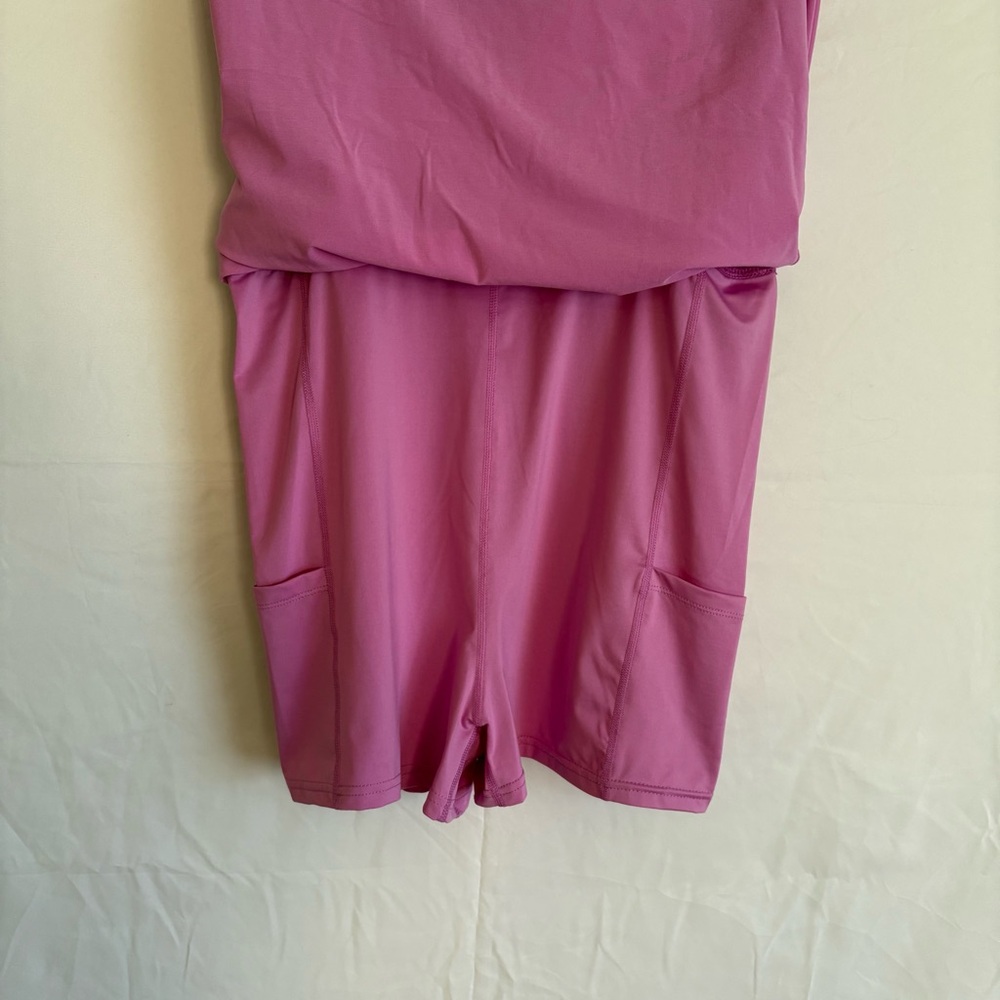Flex Strappy Dress With Built In Shorts Liner Purple Racerback | All In Motion - Picture 12 of 16